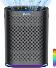 HEPA14 Auto Air Purifiers for Home Cover 2,100 Sq.Ft, Silently Air purifier For Large Room With 7 Colors Light & Fragrance, Air cleaner Filter of Smoke, Dust, Pet Dander, Pollen, Odor, Mold