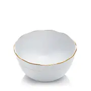 Herend Golden Edge White Round Bowl