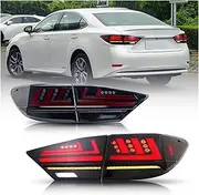 OLED Tail Lights Compatible With Lexus ES350 ES 300h 2013-2018 With Start Animation LED DRL Car Lamp Assembly Auto Accessories