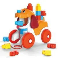 在飛比找蝦皮商城優惠-Mega Bloks美高積木 可愛小狗拉拉車 玩具反斗城