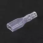 100 x 6.3mm PVC Connector Insulator Cover Sleeve for 6.3mm Female Spade Terminal