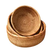 Rattan Wicker Storage Basket (3 pcs)