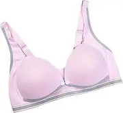 [Generic] Womens Bras Comfortable Front Closure Underwear for Mothers Gathered Breathable and Comfortable No Ring Open Before Feeding Pregnant Women's Bra Woman's Bras