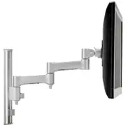 Atdec Mounting Arm for Flat Panel Display, Monitor, POS Display, Curved Screen Display, Notebook, Tablet - Silver