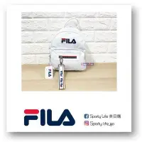 在飛比找Yahoo!奇摩拍賣優惠-【SL美日購】FILA 小型尼龍後背包-雙肩包 旅行包 肩背