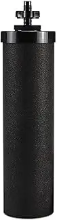 Activated Carbon Filter | Activated Carbon Purification Elements Black Water Filter,Replacement Large Purifier Cartridges for Travel