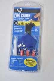 Dap Pro Caulk 8-Piece Caulking Finishing Tool Kit 8 Sealing Sizes Plastic Blue