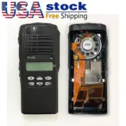 Black Replacement Housing Case Cover For HT1250 Radio With Speaker LCD MIC