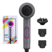 Elosung Black Negative Ion Hair Dryer Professional Ionic Blow For Fast Drying And Frizz Control Hair Dryers