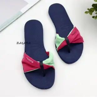 【havaianas 哈瓦仕最優惠】YOU TROPEZ 藍粉綠(造型拖 女款 夾腳拖 蝴蝶結 夏日必備 海灘拖)