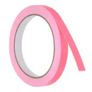0.5 Inch x 33 Feet Glow in the Dark Tape, 1 Roll Tape, Pink