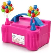 Electric Air Balloon Pump, 600W Portable Dual Nozzle Balloon Inflator Blower Pump for Balloon Arch, Balloon Garland, Party Decoration, Birthday Wedding Decorations