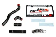 HPS Silicone Radiator Coolant Hose Kit for 88-04 Kawasaki KX500 (Black)
