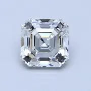 0.99 Carats Natural Diamond Asscher Cut Shape D Color VS1 Clarity Loose Handmade