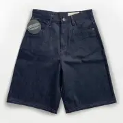 Sass & Bide The Inferno Bermuda Denim Shorts BNWT Size 26 Wide Leg Indigo