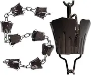 DFTDFYXY8.5FT Rain Chain Rain Water Catcher Outdoor Rain Chains Gutters UK Rain Chains Direct Aluminum Gutter Adapter Water Feature Or Downpipe for Gutters,Gardens,Patios(Copper Colour),3m(9.8ft)