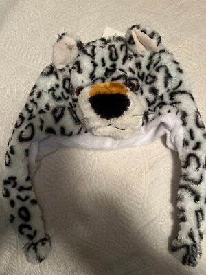 True Gear North Juniors SNOW LEOPARD winter skull cap