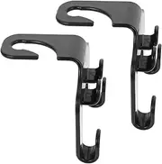 HOOTNEE 2 Pcs Car Interior Accessories for Women Car Hooks for Purses and Bags Car Headrest Hooks Headrest Hooks for Vehicle Car Hanger Car Bag Hook Seat Hooks for Vehicle Car Purse Hanger