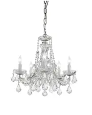 Crystorama Maria Theresa 5-Light Spectra Crystal Mini Chandelier w/ Swarovski Crystals