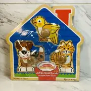 Melissa & Doug Pets Jumbo Knob Wooden Puzzle