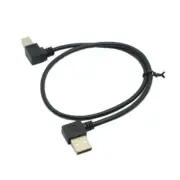 Right Angled USB 2.0 A Male - B Male Printer scanner 90 degree cable 50cm