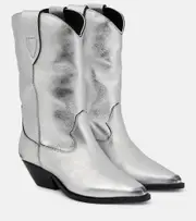 [Isabel Marant] Isabel Marant Duerto metallic leather cowboy boots UK 3 silver