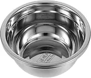 BESPORTBLE Stainless Steel Vegetable Washing Container Capacity Wash Basin for Fruits Rice and Dishes Compact Kitchen Accessory Multi Functional Design for Convenient Use