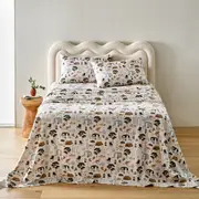 MyHouse Printed Flannelette Sheet Set - Camping - Double
