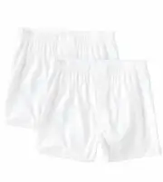 $40 ROUNDTREE & YORKE Full Cut Boxers 2-Pack Big Man Size 52 White Underwear New