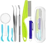 Tick Remover for Dogs, Tick Remover Tool, 8-Piece Tick Remover for Dogs, Tick Removal Tweezers - Reusable Tick Tick Remover for Pet Shops