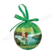 Killarney Printing Celtic Knot Glass Bauble Scenic Montage Ireland Landscape