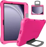 [DJ&RPPQ] Samsung Galaxy Tab A9 Plus Case for Kids,Galaxy Tab A9 Plus Case.(SM-X210/X216/X218),Lightweight Shockproof Kids Friendly Cover with Handle Stand for Samsung Galaxy A9+ Tablet 2023,Pink