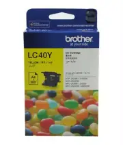 GENUINE Original Brother LC-40 Yellow Ink Cartridge Toner LC40Y 8ZC70200340