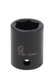 SUNEX 1/2" Dr. 18mm Impact Socket SUN218M