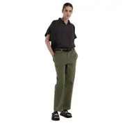 Replay Womens Denim Relaxed Fit Shirt In Linen Black