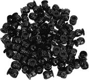 Haofy 600PCs Thicker Skull - -Ink Cup with a Stable Stable for Professional Artists Black Pink White Microblading Pigment Ink for Tattooing