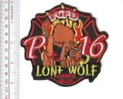 Ventura County Fire Department Fire Pumper 16 Lone Wolf Patch