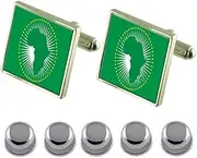 [Select Gifts] Shirt Dress Studs OAS Flag Cufflinks