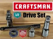 Craftsman 4 piece 1/2" Drive Socket Adapter Swivel Joint Extension Bar Set
