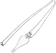 [SUPVOX] Glass Bottle Chain Small Bottles Pendants Mini Jars Necklace Vintage Decor