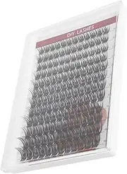 Healeved Natural False Eyelashes Set Diy Lash Clusters Compact Lashes Easy Application Makeup Accessory