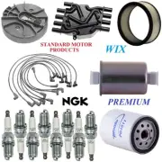 Tune Up Kit Filters Cap Wire Spark Plugs For GMC P3500 V8 5.7L, VIN (K) 1996