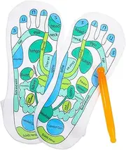 GOOHOCHY Reflexology Socks for Women Acupressure Socks Foot Massage Instructions