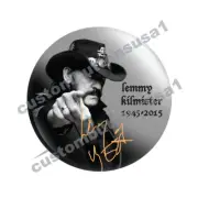 LEMMY KILMISTER BUTTON - PINBACK - MOTORHEAD - ACE OF SPADES - HEAVY METAL