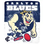 AFL: Carlton - Coral Fleece Rug