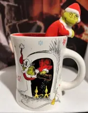 Dr. Seuss' The Grinch Merry Grinchmas Cindy Lou Who & MAX 3D Figure Mug 2024