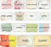 15 Pcs Hospital Bags for Labor and Delivery Resealable Birth Hospital Bag Essentials Frosted Clear Mommy Maternity Bag for Newborn Baby Shower Diaper Mom Gift Organizing