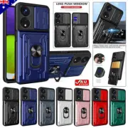 Heavy Duty Ring Case Card Cover For OPPO A60 A38 A78 A79 A57 A54 A77 A74 RENO11