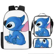 Stitch Backpack StarCraft Backpack Oxford Cloth Shoulder Bag Lunch Bag Pencil Bag 43-NMAOV