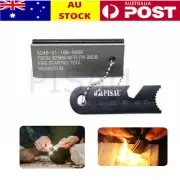 Magnesium Block Flint Military Fire Starter Striker Army Survival BIGGER BETTER